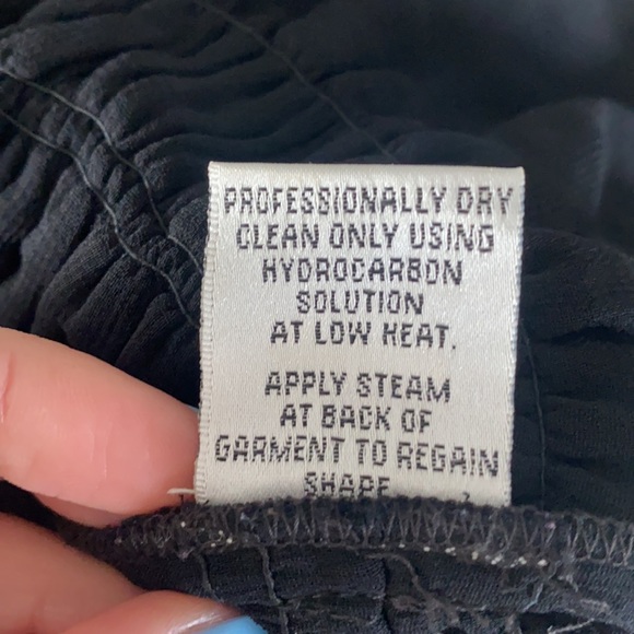 Yoana Baraschi Stretch Knit Midi Dress Black Navy size Medium 9D182 - Picture 7 of 10